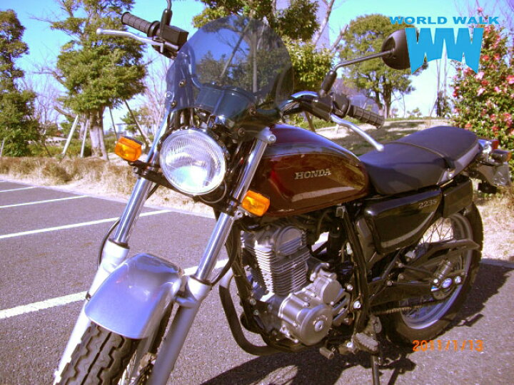 CB223S 汎用 ウインドスクリーン ミニカウル 風防 バイク用  クリア スモーク