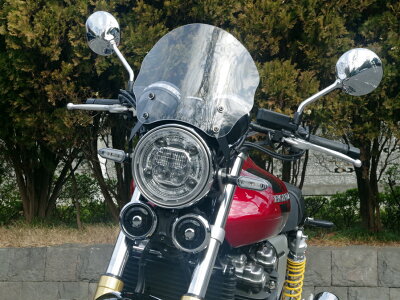 楽天市場 送料無料 ホンダ Cb1100シリーズ用 オルタナティブスクリーン Ws 27 4mミドル ウィンドスクリーン クリア スモーク ウインドシールド 風防 風よけ シールドスクリーン ウインドプロテクター バイク 外装 カスタム パーツ World Walk ワールドウォーク あす楽