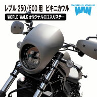 2025年式対応！レブル250 / 500 専用 ビキニ カウル ds-11　純正色塗装 メーターバイザー マットディムグ…