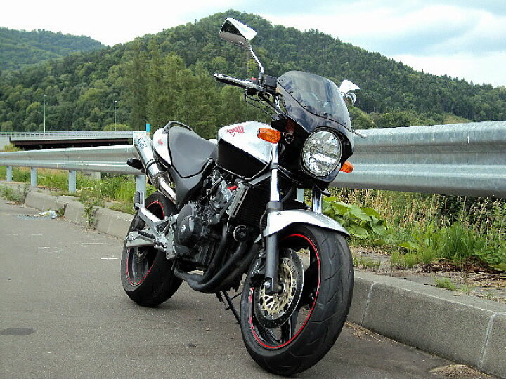 ホーネット250 ビキニカウル タイプAEROスクリーン 純正色塗装 ABS製 ボルト付 バイクパーツのワールドウォーク