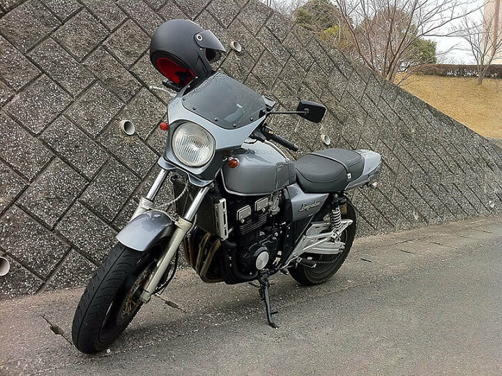 GSX400インパルス 汎用ビキニカウル タイプRスクリーン [純正色塗装] ABS製 ボルト付 バイクパーツのワールドウォーク
