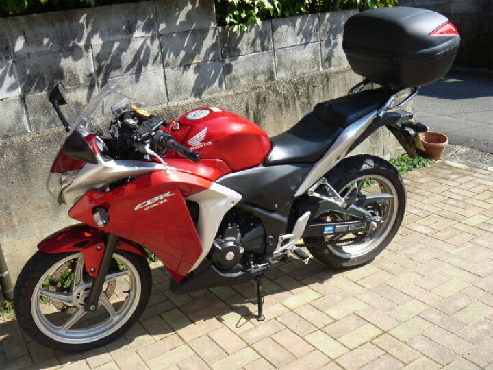 楽天市場】1年保証付 CBR250R対応 リアボックス トップケース 汎用 