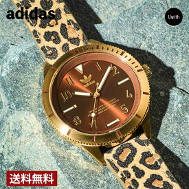【公式代理店】adidas アディダス 腕時計 EDITION THREE ICON SMALL クォーツ ブラウン AOFH22572