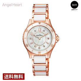 【公式ストア】Angel Heart エンジェルハート レディース腕時計 日本製ムーブメント ラブスポーツ ソーラークォーツ ホワイト×ゴールド / ホワイト×シルバー WLS29PG / WLS29SS