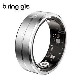 b.ring ブリング G1Sモデル スマートリング ステンレススチール シルバー AI 健康管理 睡眠管理
