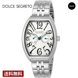 【公式ストア】DOLCE SEGRETO ドルチェ セグレート メンズ腕時計 MFK100 クォーツ シルバー MFK100SV ブランド 時計 男性 正規品