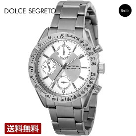 【公式ストア】DOLCE SEGRETO ドルチェ セグレート メンズ腕時計 MSM101 クォーツ シルバー MSM101SV ブランド 時計 男性 正規品