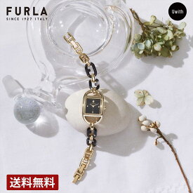 【公式ストア】FURLA フルラ レディース 腕時計 FURLA CHAIN SQUARE クォーツ ブラック WW00026002L2 ブランド 時計 プレゼント 女性 ギフト