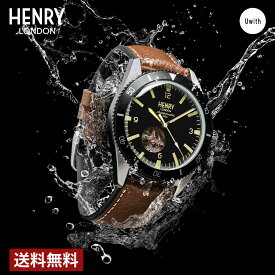 ＼期間限定P10倍／【公式ストア】HENRY LONDON ヘンリーロンドン メンズ腕時計 AUTOMATIC SPORT 自動巻 メンズ ブラック HL42-AS-0331 ブランド イギリス 時計