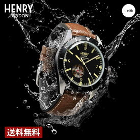 【公式ストア】HENRY LONDON ヘンリーロンドン AUTOMATIC SPORT 自動巻 メンズ ブラック HL42-AS-0331 腕時計 ブランド プレゼント 入学 祝い