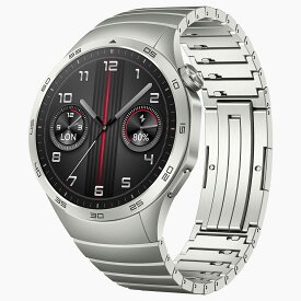 ＼お買い物マラソンP10倍／HUAWEI ファーフェイ WATCH GT4 46mm - スマートウォッチ　グレー PNXB19-GRY ゴルフ 健康管理 Bluetooth 心拍数 長時間バッテリー 睡眠測定 血中酸素