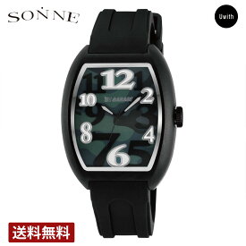 ＼期間限定P10倍／【公式ストア】SONNE ゾンネ メンズ腕時計 日本製 H020 クォーツ ブラック H020BK-CM ブランド 時計
