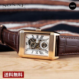 ＼期間限定P10倍／【公式ストア】SONNE ゾンネ メンズ腕時計 日本製 H021 手巻 シルバー H021PGBR ブランド 時計