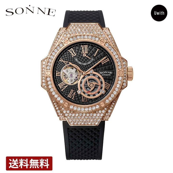 楽天市場】【公式ストア】 ゾンネ SONNE メンズ 腕時計 ブラック 自動 