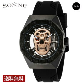 ＼期間限定P10倍／【公式ストア】SONNE ゾンネ メンズ腕時計 日本製 S161 クォーツ ピンクゴールド S161BK-PG ブランド 時計