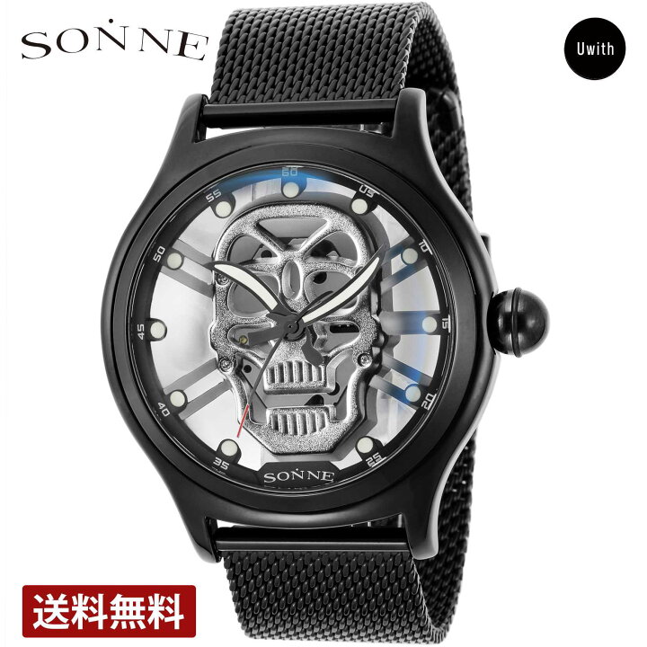 楽天市場】ゾンネ SONNE メンズ 腕時計 ブラック クォーツ S162 S162BK 