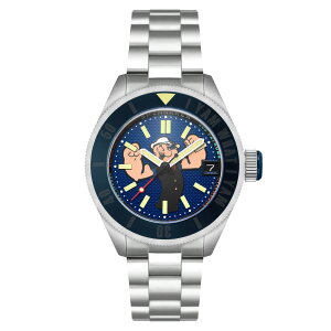 �y�\���t���z�y���r���[���T����z�y�u�����h���c�X�zSPINNAKER �X�s�j�J�[ Piccard Automatic Popeye Limited Edition ������ �l�C�r�[ SP-5173-22 ���v �r���v �u�����h