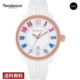 ＼お買い物マラソンP10倍／【公式ストア】TENDENCE テンデンス 腕時計 TDC-TG930113R ROUND Rainbow Medium Japan Limited Edition 4年保証