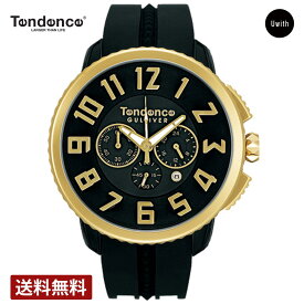 ＼スーパーセール ポイントP10倍／【公式ストア】TENDENCE テンデンス 腕時計 ガリバー47 クォーツ ブラック TY460011 4年保証