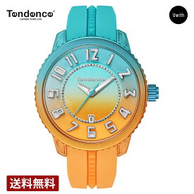 【レビュー特典あり】＜ブランド直営店＞テンデンス TENDENCE レディース 腕時計 ディカラー ミディアム 41mm TY933002 オレンジ ブルー クォーツ 時計 ブランド 10気圧防水