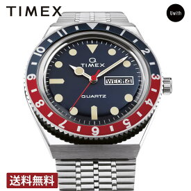 【公式ストア】TIMEX タイメックス Q TIMEX クォーツ ネイビー TW2T80700 時計 人気 ブランド