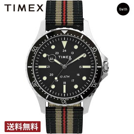 【公式ストア】TIMEX タイメックス ネイビーXL クォーツ ブラック TW2U11100 時計 人気 ブランド