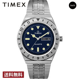 【公式ストア】TIMEX タイメックス Q Timex クォーツ ブルー TW2V18300 時計 人気 ブランド