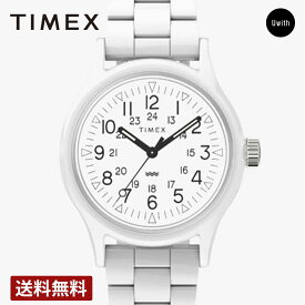 【レビュー特典あり】【ブランド直営店】TIMEX タイメックス キャンパー　タイルコレクション 腕時計 メンズ TIMEX TW2V19900 ホワイト クォーツ 時計 3気圧防水