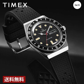 【公式ストア】TIMEX タイメックス Q TIMEX ラバー クォーツ ブラック TW2V32000 時計 人気 ブランド