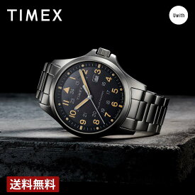 ＼お買い物マラソンP10倍／【公式ストア】TIMEX タイメックス エクスペディション ノース ソーラー ブラック TW2V41600 ブランド 腕時計 プレゼント 入学 祝い