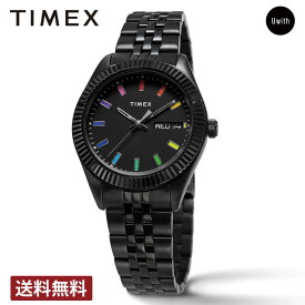 ＼お買い物マラソンP10倍／【公式ストア】TIMEX タイメックス レガシー ブラック マルチ ブレスTX-TW2V61700 時計 人気 ブランド