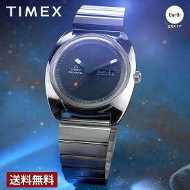 【レビュー特典あり】【ブランド直営店】TIMEX タイメックス Q TIMEX リイシュー 1975 エニグマ クォーツ ネイビー TW2W59800