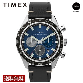 【レビュー特典あり】【ブランド直営店】TIMEX タイメックス ウォーターベリー トラディショナル クロノグラフ クォーツ メンズ、レディース ブルー TW2Y18600