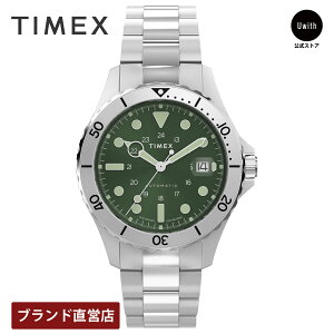 �y���r���[���T����z�y�u�����h���c�X�zTIMEX �^�C���b�N�X Navi Automatic ������ �O���[�� TW2Y15200 ���v �r���v �u�����h