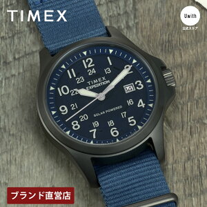 �y���r���[���T����z�y�u�����h���c�X�zTIMEX �^�C���b�N�X Expedition Field Post Solar �N�H�[�c �u���[ TW2Y31700
