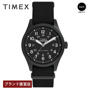 �y���r���[���T����z�y�u�����h���c�X�zTIMEX �^�C���b�N�X Expedition Field Post Solar �\�[���[�d�r �u���b�N TW2Y31900