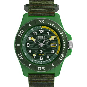�y�\���t���z�y���r���[���T����z�y�u�����h���c�X�zTIMEX �^�C���b�N�X Expedition Freedive Solar �\�[���[�d�r �O���[�� TW2Y61400 ���v �r���v �u�����h