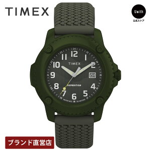 �y���r���[���T����z�y�u�����h���c�X�zTIMEX �^�C���b�N�X Expedition Timber �N�H�[�c �O���[�� TW4B34700