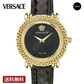 ＼期間限定P10倍／【公式ストア】VERSACE ヴェルサーチェ GRECA TWIST クォーツ レディース ブラック VE6I00323 腕時計 ブランド メーカー保証2年+延長保証登録＋2年
