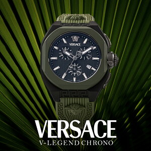 yr[TzyK̔XzVERSACE FT[`F V-LEGEND CHRONO NH[c Y ubN VE9L00324 v rv uh