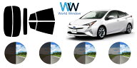 プリウス 50系 (VW50/ZVW51/ZVW55) カット済みカーフィルム リアセット スモークフィルム 車 窓 日よけ U…