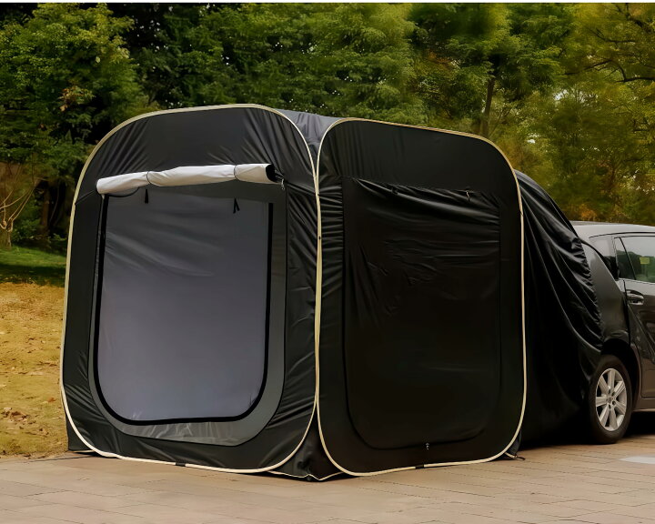 楽天市場】車載テールテント SUV車キャンプテント 200x200x200cm 3-4人 