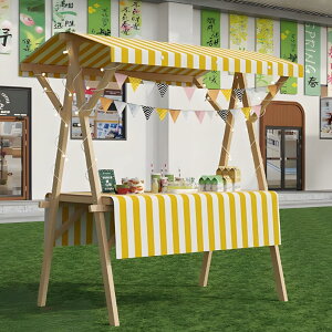 【特定商品!店舗オープン時間限定!ポイント3倍】屋台ブース 木製 仮設屋台セット 折りたたみ式 幅120/150CM 車輪付きの木製フードカート 屋外販売スタンド 耐荷重150kg 木製屋台 移動販売ブ