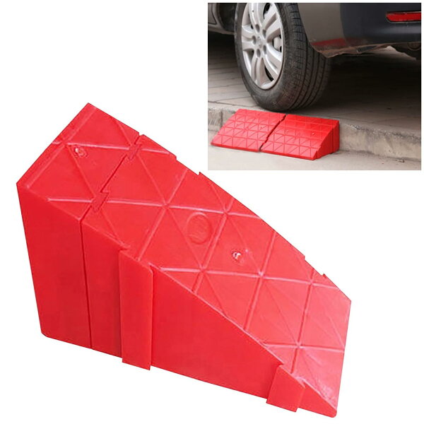 【店舗の人気商品!】段差スロープ 12~18cm、産業用縁石スロープ、ポータブル軽量高耐久プラスチック敷居スロープ、私道、荷積みドック、歩道、車、スクーター、自転車、オートバイ用 (Size : 12x20x14cm/4.7x7.9x5.5in)