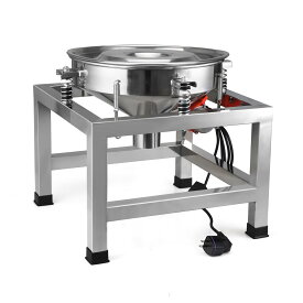 ​電気振動篩い機械 粉体ふるい 電動篩 電動ふるい機 粉体ふるい 3000回/分 ステンレス鋼 直径40cm 110V (ふるい機*1 スクリーンなし)