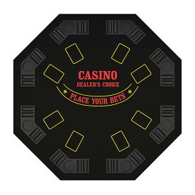 ブラックジャック カジノ ポーカーテーブル 八角形 折りたたみ 8人対応 トランプ ポーカーテーブル バカラ カジノテーブル 家庭用 業務用