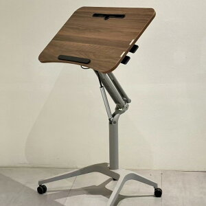 昇降式 スタンディングデスク ガス圧 ワンタッチ 演台 司会台 講演台 説教台 演壇 書見台スタンド 表彰台 スタンディングデスク 会議室用 無段階昇降 キャスター 座位・立位両用昇降 折りた