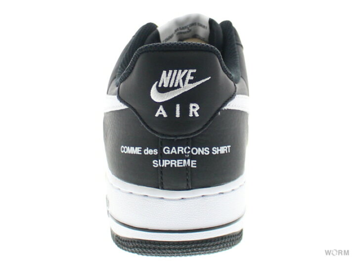 NIKE AIR FORCE 1 / SUPREME / CDG ar7623-001 black/white ナイキ エア フォース シュプリーム COMME des GARCONS 【新古品】 | WORM TOKYO