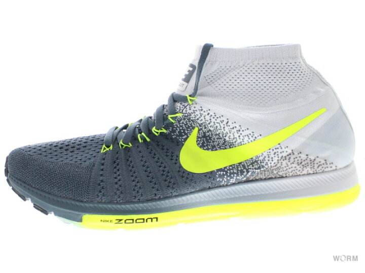 楽天市場 10 Offクーポン 12 5 月 0 00 23 59 Nike Zoom All Out Flyknit 407 Blue Fox Volt Pure Platinum ナイキ ズーム オール アウト フライニット 新古品 Worm Tokyo