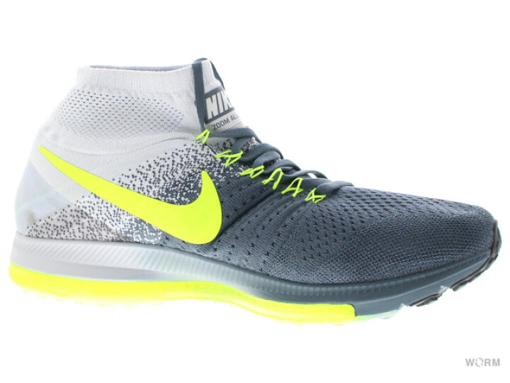 楽天市場 10 Offクーポン 12 5 月 0 00 23 59 Nike Zoom All Out Flyknit 407 Blue Fox Volt Pure Platinum ナイキ ズーム オール アウト フライニット 新古品 Worm Tokyo